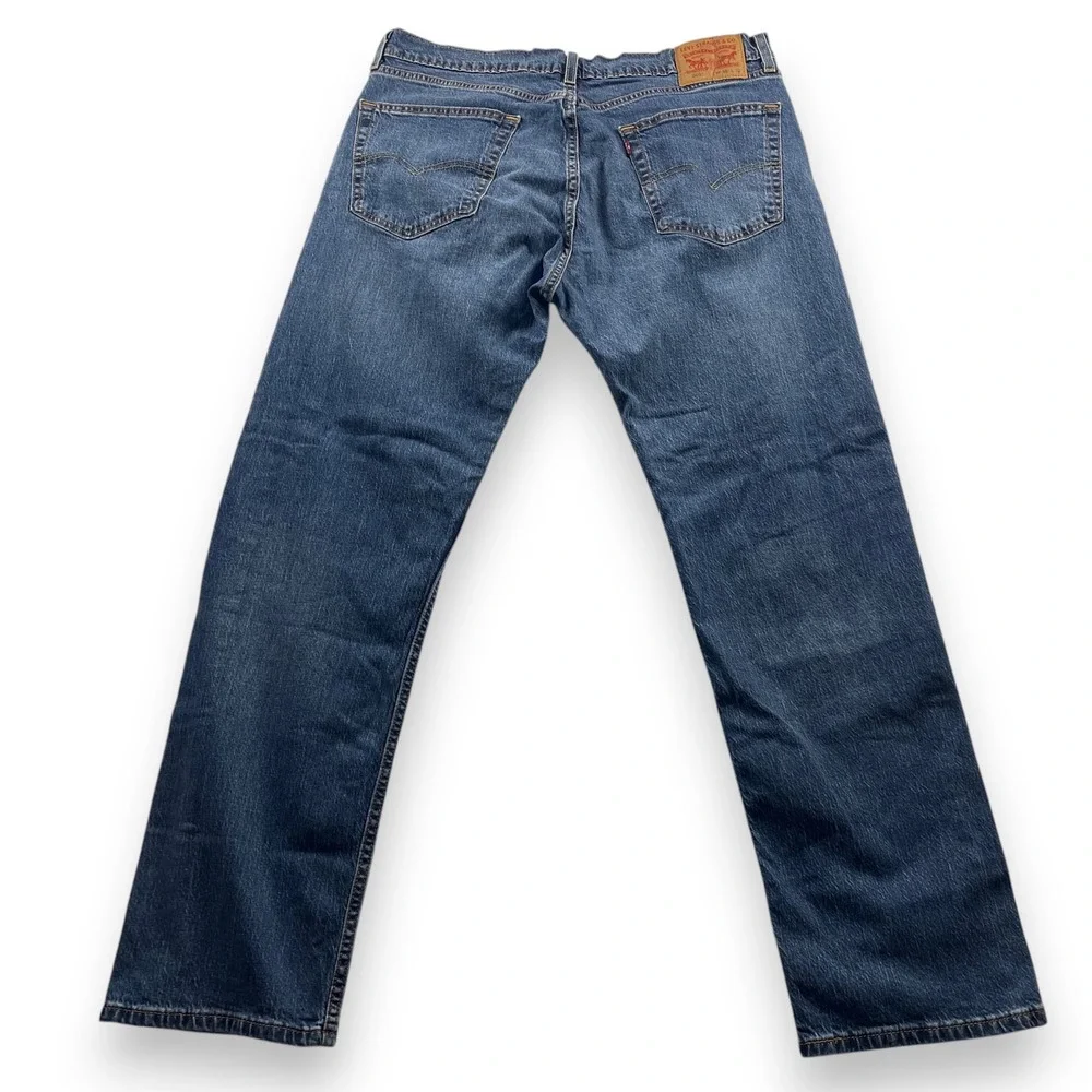 Levis 505 Regular Fit Straight Leg Mens Jeans 36x32 Medium Wash Blue 00505-2309